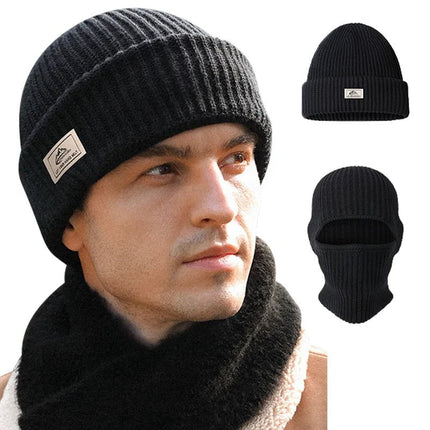 Bonnet cagoule pour homme - Noir - | La boutique du chapeau