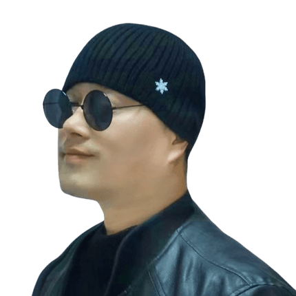 Bonnet calotte unisexe - Noir - Ajustable (du 54 au 59) | La boutique du chapeau