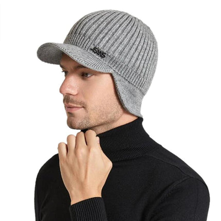 Bonnet casquette pour homme - Gris - Ajustable (du 54 au 59) | La boutique du chapeau