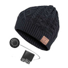 Bonnet chaud Bluetooth - Noir Gris - Adulte | La boutique du chapeau