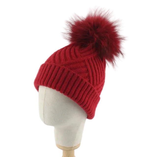 Bonnet chaud enfant - Rouge - Enfant | La boutique du chapeau