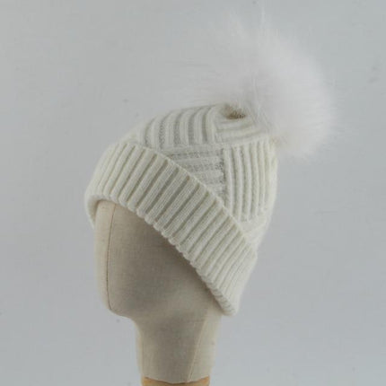 Bonnet chaud enfant - Blanc - Enfant | La boutique du chapeau