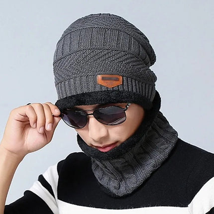 Bonnet chaud pour homme - Gris - Ajustable (du 54 au 59) | La boutique du chapeau