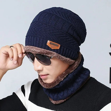 Bonnet chaud pour homme - Bleu - Ajustable (du 54 au 59) | La boutique du chapeau