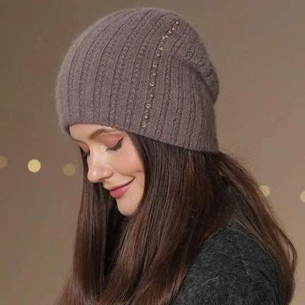 Bonnet décontracté pour femme - Kaki - Ajustable (du 54 au 59) | La boutique du chapeau