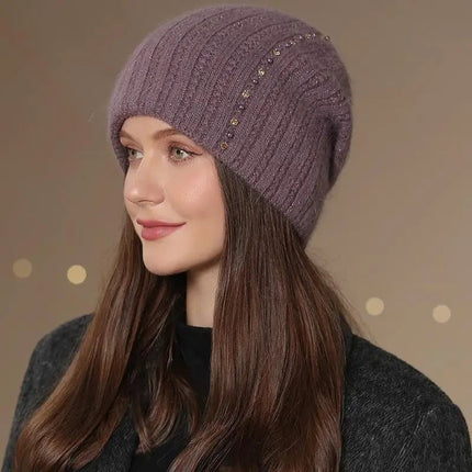 Bonnet décontracté pour femme - Violet - Ajustable (du 54 au 59) | La boutique du chapeau