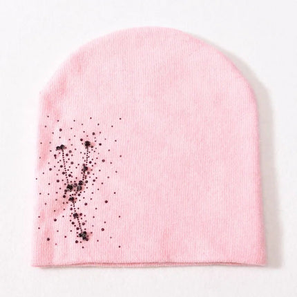 Bonnet d'hiver en tricot pour femme - Rose - Ajustable (du 54 au 59) | La boutique du chapeau