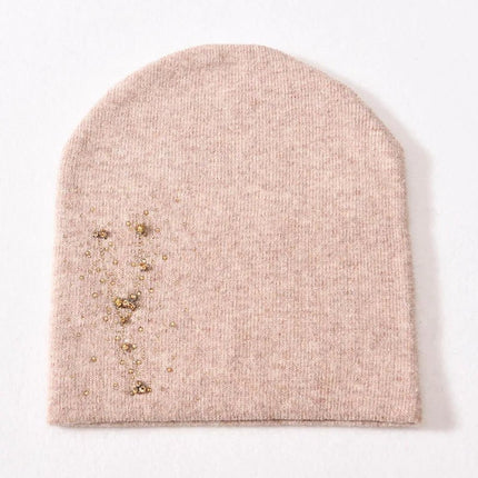 Bonnet d'hiver en tricot pour femme - Rose - Ajustable (du 54 au 59) | La boutique du chapeau