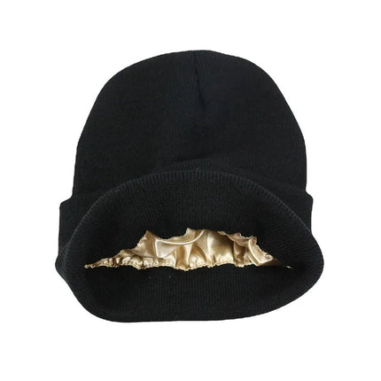Bonnet d'hiver épais pour homme - Noir - Ajustable (du 54 au 59) | La boutique du chapeau