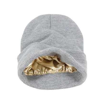 Bonnet d'hiver épais pour homme - Gris clair - Ajustable (du 54 au 59) | La boutique du chapeau