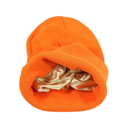 Bonnet d'hiver épais pour homme - Orange - Ajustable (du 54 au 59) | La boutique du chapeau
