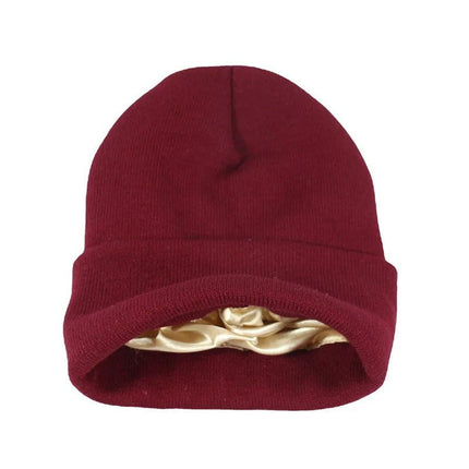Bonnet d'hiver épais pour homme - Bordeaux - Ajustable (du 54 au 59) | La boutique du chapeau