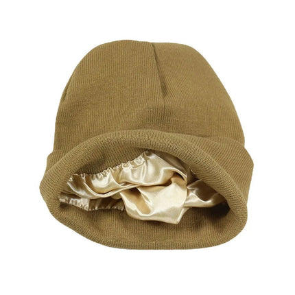 Bonnet d'hiver épais pour homme - khaki - Ajustable (du 54 au 59) | La boutique du chapeau