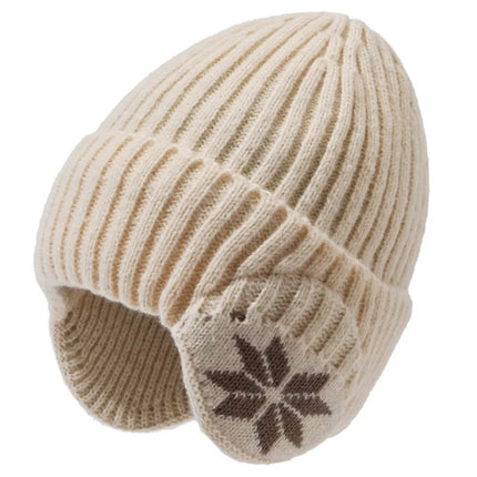 Bonnet unisexe avec protection des oreilles - Beige - Ajustable (du 54 au 59) | La boutique du chapeau