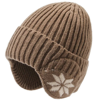 Bonnet unisexe avec protection des oreilles - Marron - Ajustable (du 54 au 59) | La boutique du chapeau