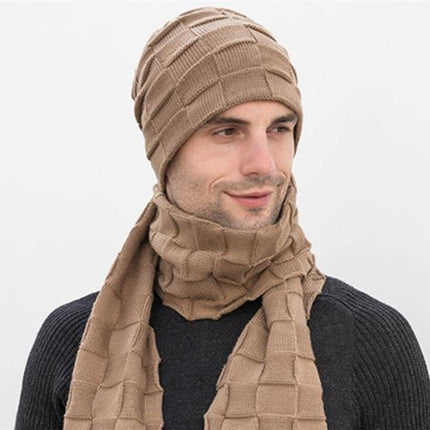 Bonnet écharpe et gants tactiles - Gris - Adulte | La boutique du chapeau