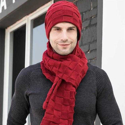 Bonnet écharpe et gants tactiles - Gris - Adulte | La boutique du chapeau