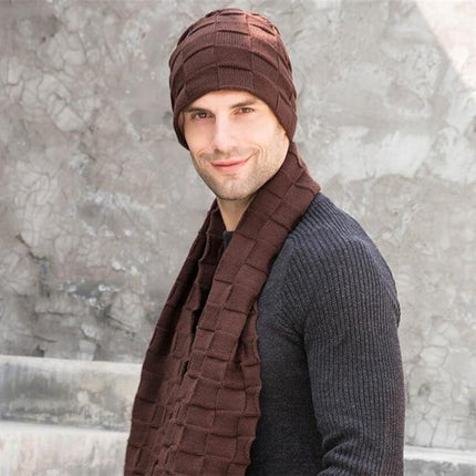 Bonnet écharpe et gants tactiles - Gris - Adulte | La boutique du chapeau