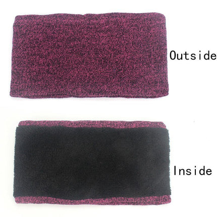 Bonnet écharpe gants en coton - Gris foncé - Adulte | La boutique du chapeau