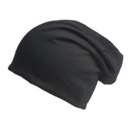 Bonnet en coton unisexe - Noir - Ajustable (du 54 au 59) | La boutique du chapeau