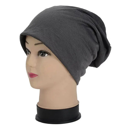 Bonnet en coton unisexe - Gris foncé - Ajustable (du 54 au 59) | La boutique du chapeau