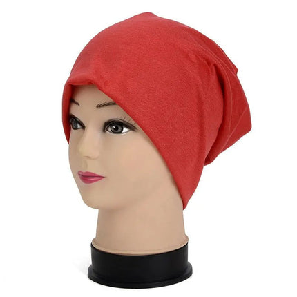 Bonnet en coton unisexe - Rouge - Ajustable (du 54 au 59) | La boutique du chapeau