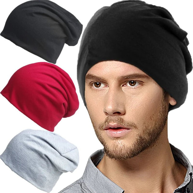 Bonnet en coton unisexe - Noir - Ajustable (du 54 au 59) | La boutique du chapeau