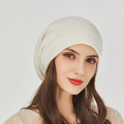Bonnet femme quatre saisons - Blanc - Ajustable (du 54 au 59) | La boutique du chapeau