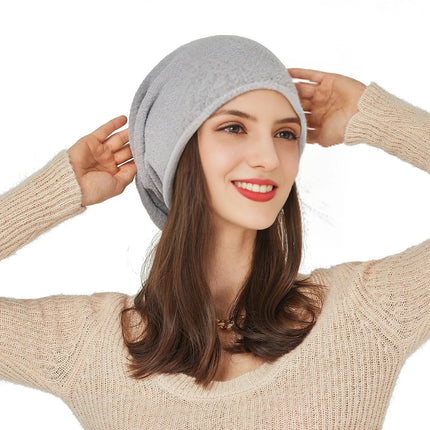 Bonnet femme quatre saisons - Gris - Ajustable (du 54 au 59) | La boutique du chapeau