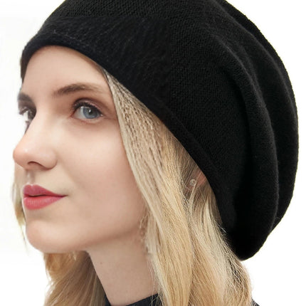 Bonnet en laine douce pour femme - Beige - Ajustable (du 54 au 59) | La boutique du chapeau