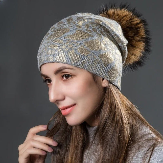 Bonnet en laine et acrylique - Gris - Ajustable (du 54 au 59) | La boutique du chapeau
