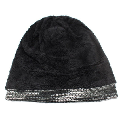 Bonnet en laine patchwork - Gris - Adulte | La boutique du chapeau