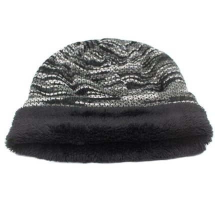 Bonnet en laine patchwork - Gris - Adulte | La boutique du chapeau