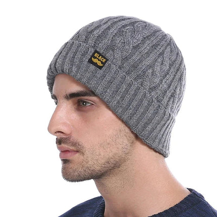 Bonnet en laine pour homme - Gris - Ajustable (du 54 au 59) | La boutique du chapeau