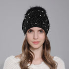 Bonnet en tricot fin pour femme : léger et élégant - Noir - Ajustable (du 54 au 59) | La boutique du chapeau