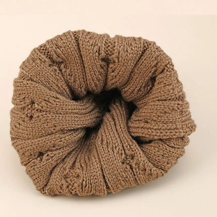 Bonnet en tricot torsadé pour femme - Blanc - Ajustable (du 54 au 59) | La boutique du chapeau