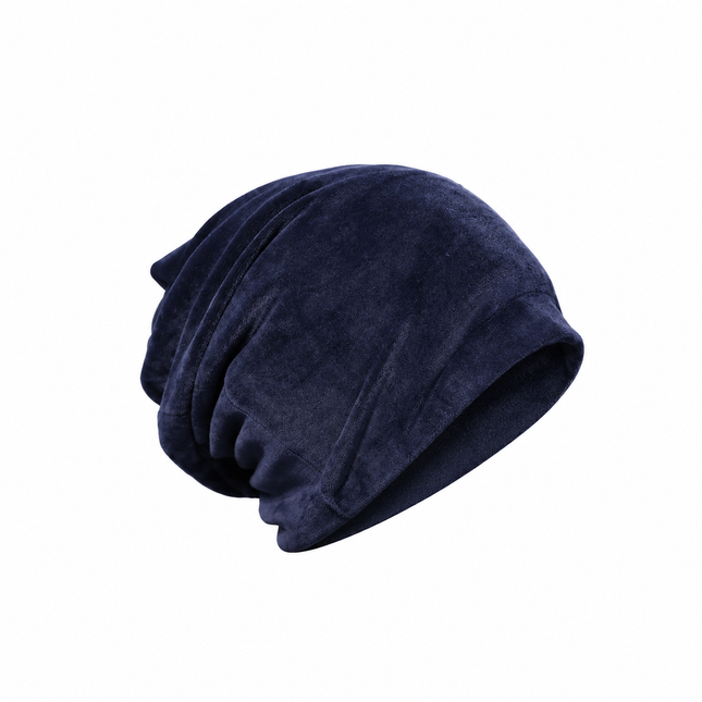 Bonnet en velours - Bleu - Adulte | La boutique du chapeau
