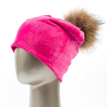 Bonnet en velours - Marine C - Adulte | La boutique du chapeau