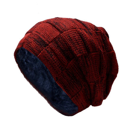 Bonnet et cache - cou pour homme - Rouge - Ajustable (du 54 au 59) | La boutique du chapeau