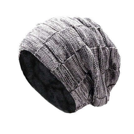 Bonnet et cache - cou pour homme - Gris - Ajustable (du 54 au 59) | La boutique du chapeau