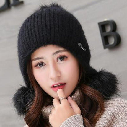 Bonnet femme chic - Noir - Adulte | La boutique du chapeau