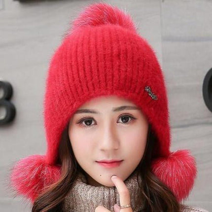 Bonnet femme chic - Rouge - Adulte | La boutique du chapeau