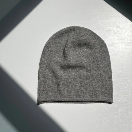 Bonnet femme en cachemire - Gris - Ajustable (du 54 au 59) | La boutique du chapeau