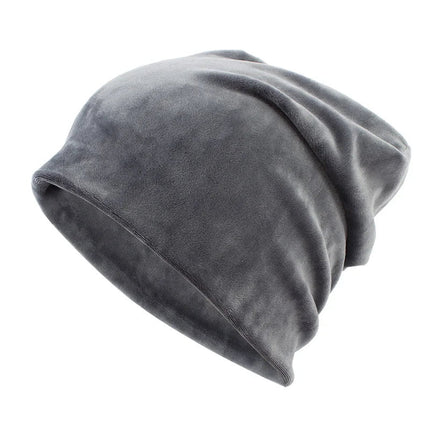 Bonnet femme en velours - Gris foncé - Ajustable (du 54 au 59) | La boutique du chapeau