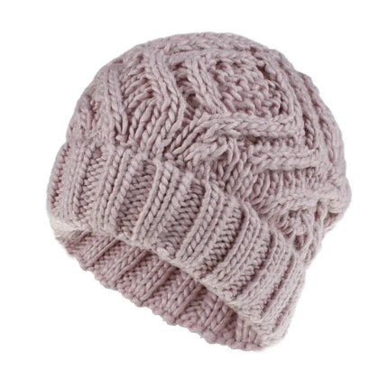 Bonnet femme laine hiver extérieur - Violet - Ajustable (du 54 au 59) | La boutique du chapeau
