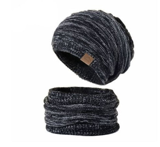Bonnet gants et cache cou - Gris - Adulte | La boutique du chapeau