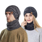 Bonnet gants et cache cou - Gris - Adulte | La boutique du chapeau