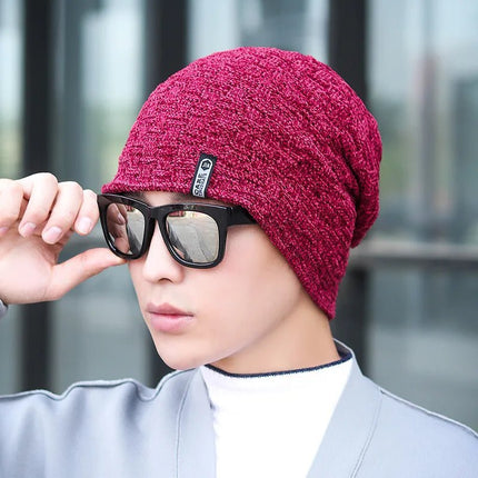 Bonnet homme en coton - Rouge - Ajustable (du 54 au 59) | La boutique du chapeau