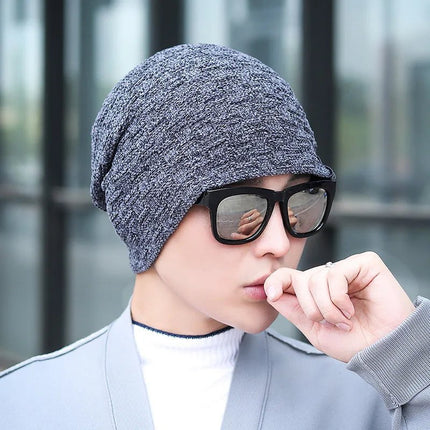Bonnet homme en coton - Gris - Ajustable (du 54 au 59) | La boutique du chapeau