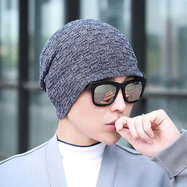 Bonnet homme en coton - Gris - Ajustable (du 54 au 59) | La boutique du chapeau
